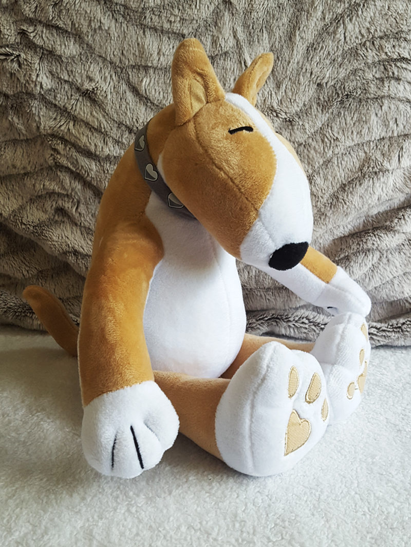 plush bull terrier